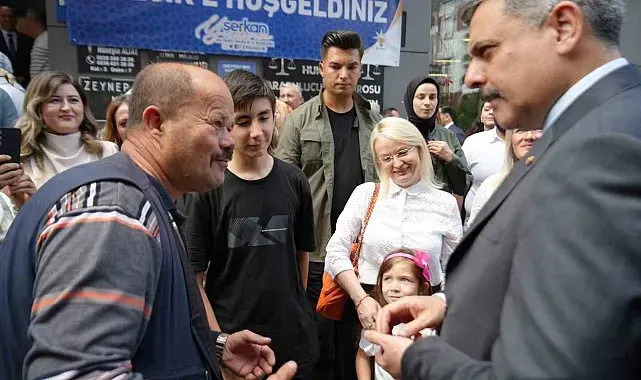 Bakan Çiftçi'ye tespih hediye etti