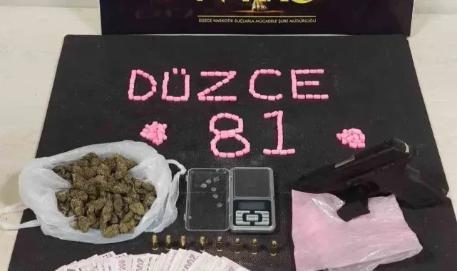 Düzce'de uyuşturucu operasyonunda 2 kişi tutuklandı