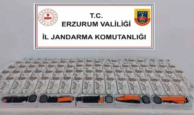 Gümrük kaçağı akıllı saat ele geçirildi