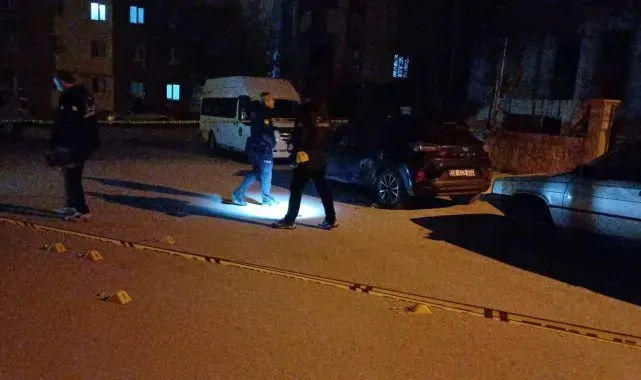 Park halindeki aracı kurşun yağmuruna tuttular