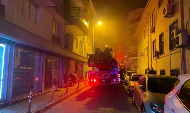 Sokağı saran yoğun duman panikletti