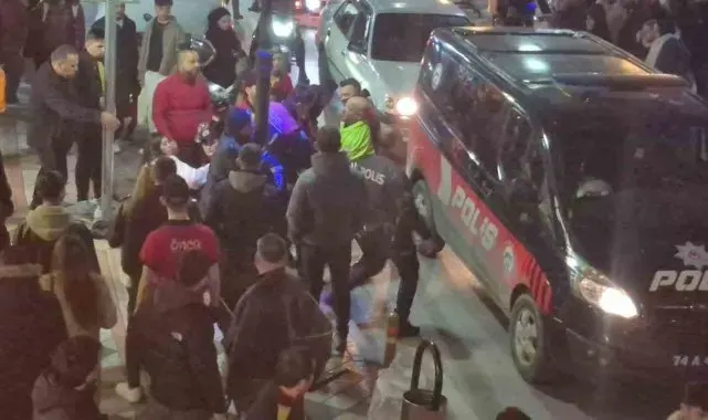 Bartın'da laf atma kavgası: 1 kişi yaralandı, 1 kadın sinir krizi geçirdi