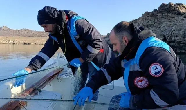 Kırklareli Kayalı Barajı'nda kaçak av denetimi
