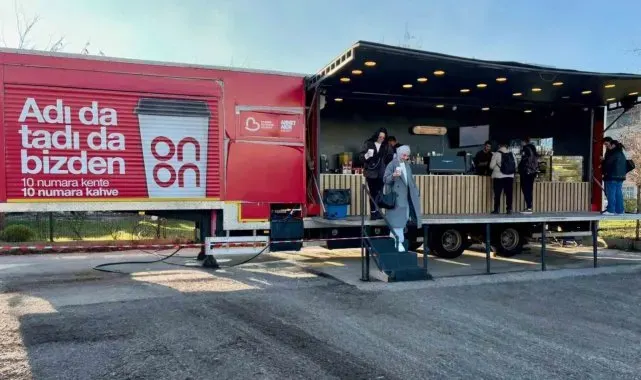 On On Mobil Kafe, kampüste hizmete başladı