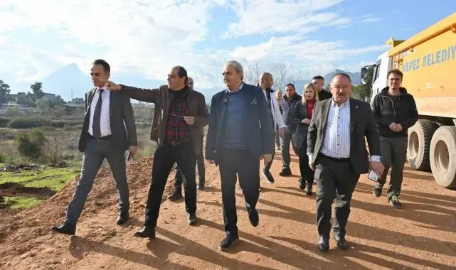 Kepez'den Duraliler'e yeni yol girişi