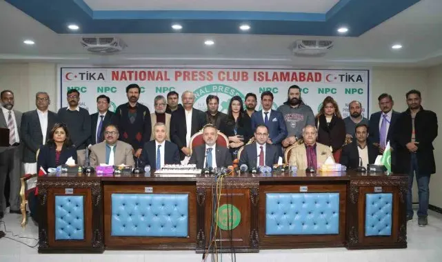 TİKA, Pakistan'da Ulusal Basın Kulübü konferans salonunu yeniledi