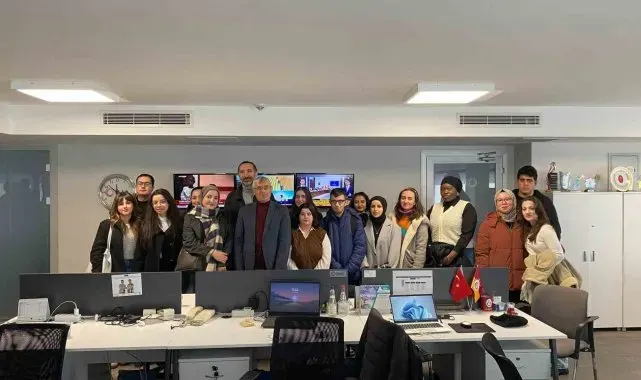 HBV öğrencilerinden İHA'ya ziyaret
