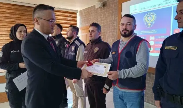 Başarılı emniyet ve jandarma personeli ödüllendirildi