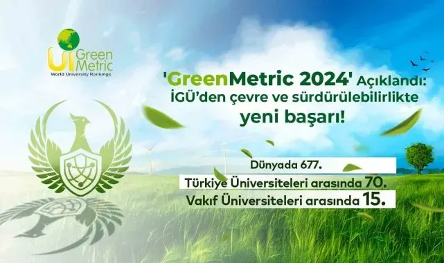GreenMetric 2024 açıklandı: İGÜ'den çevre ve sürdürülebilirlikte yeni başarı