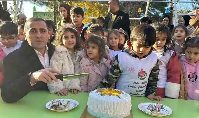 Siverek'te minik öğrencilerden büyüklere mesaj 'yılbaşında silah sıkmaya hayır'