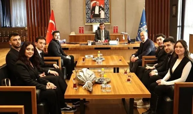 DPÜ İnovasyon ve Liderlik Topluluğu'nun belediye ziyareti