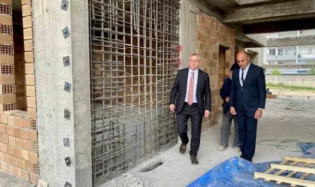 İskenderun BİLSEM'de inşaat çalışmaları sürüyor