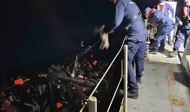 Aydın'da 33 düzensiz göçmen kurtarıldı