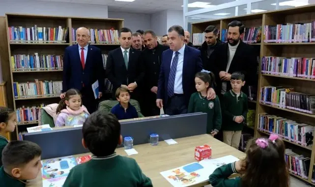 Yenilenen Halk Kütüphanesi'nin açılışı gerçekleşti