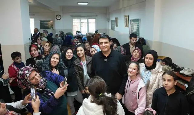 Yılmaz, Çıksorut'ta halkla bir araya geldi