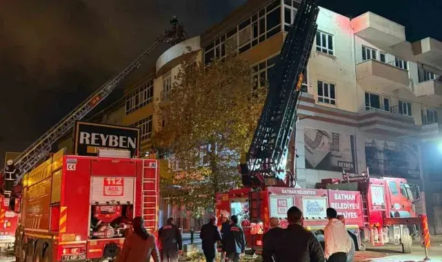 Batman'da tekstil atölyesinde çıkan yangın itfaiye ekiplerince söndürüldü