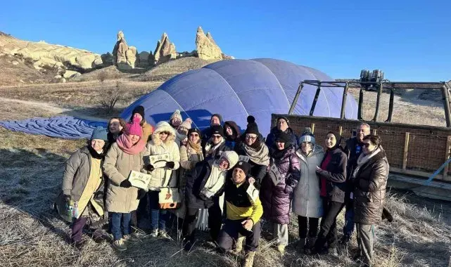 Kapadokya'da sıcak hava balonları bir hafta sonra yeniden havalandı