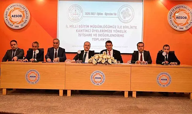 Kantinci esnafı ile eğitim yöneticilerinin sorun ve talepleri masaya yatırıldı