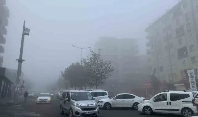 Diyarbakır'da ulaşıma sis engeli