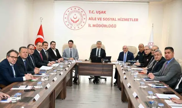 Uşak'ta Ailenin Korunması ve Güçlendirilmesi İl Koordinasyon Kurulu toplantısı yapıldı