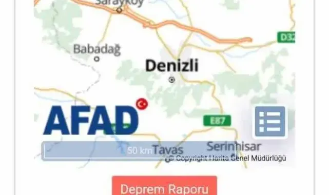 Denizli'de 4.0 şiddetinde deprem meydana geldi