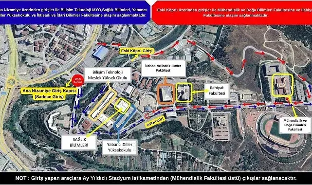 Karabük'te KPSS'ye girecek 6 bin 211 adaya trafik uyarısı