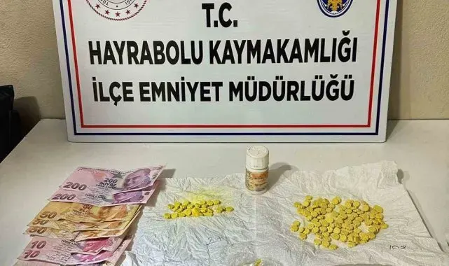 Hayrabolu'da uyuşturucu operasyonu : 2 tutuklama