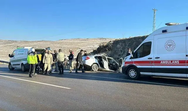 Siverek'te duvara çarpan otomobilin sürücüsü hayatını kaybetti
