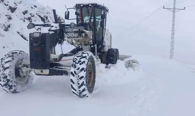 Elazığ'da 5 köy yolu ulaşıma kapandı