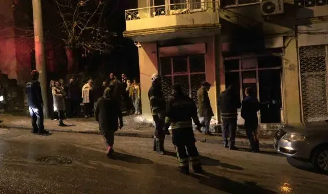 Kocaeli'nde iş yerinde korkutan yangın