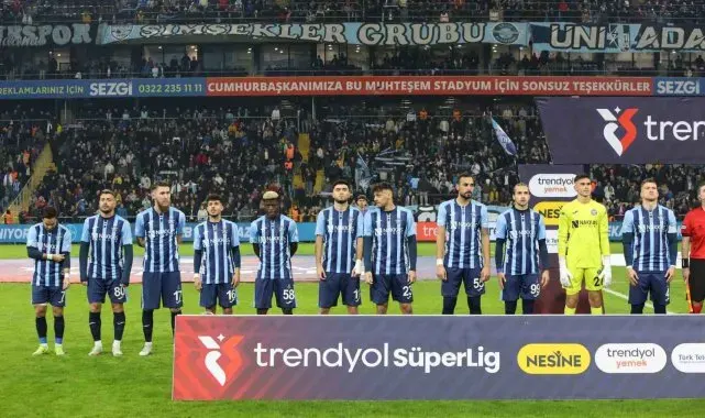 Trendyol Süper Lig: Adana Demirspor: 0 - Beşiktaş: 0