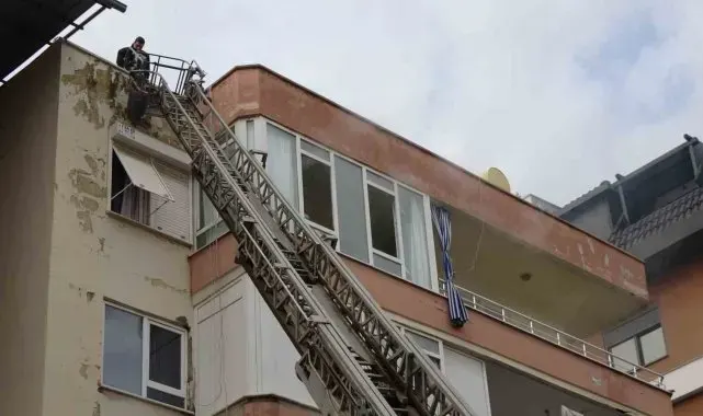 Alanya'da baca yangını büyümeden söndürüldü