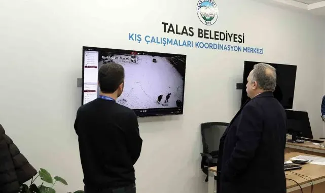 Talas'ta kar yağışı 724 takipte