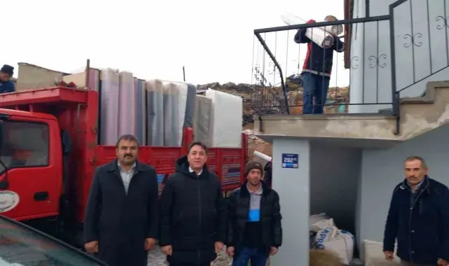 Tüp patlamasında hasar gören ev onarıldı