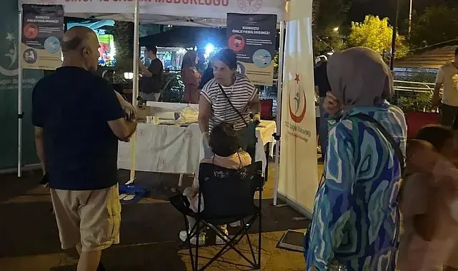 Vatandaşlar sağlıklı gelecek için bilgilendirildi