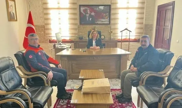 Kaymakam Doğru AFAD Aydın İl Müdürü Mumcu'yu ağırladı