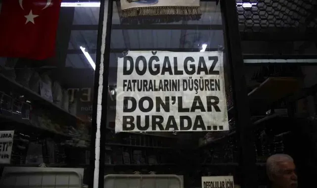 Bursa'da doğalgaz faturasını düşüren donlara büyük ilgi