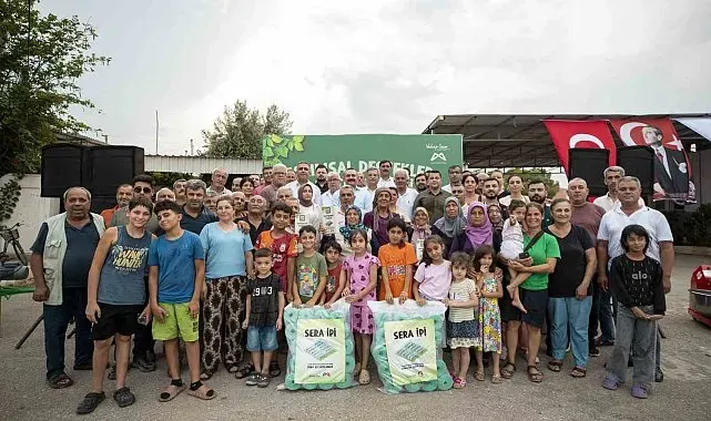 Mersin Büyükşehir Belediyesinden üreticiye nefes aldıran tarımsal destek