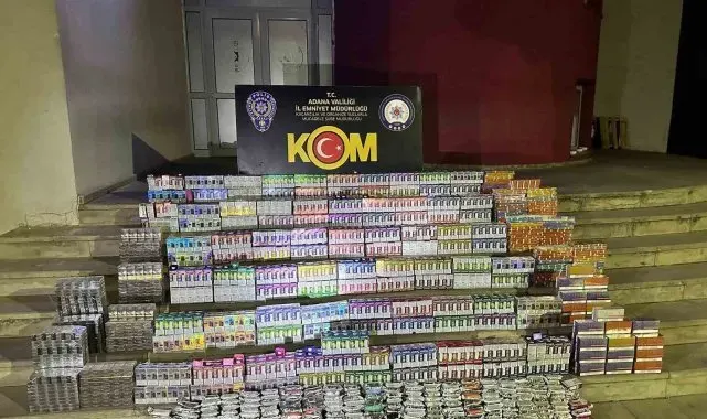 Adana'da bin 350 elektronik sigara ele geçirildi