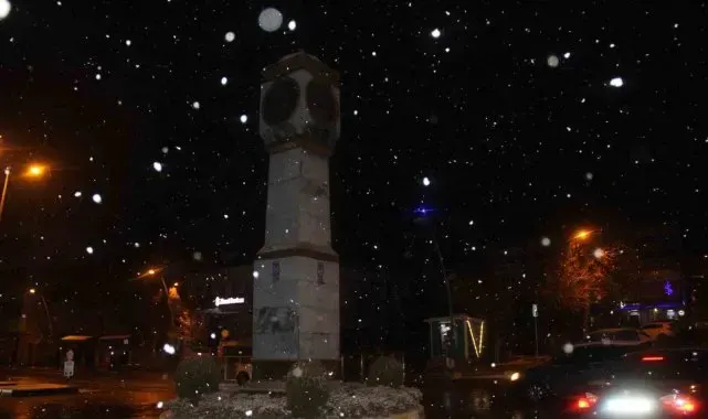 Çankırı beyaza büründü