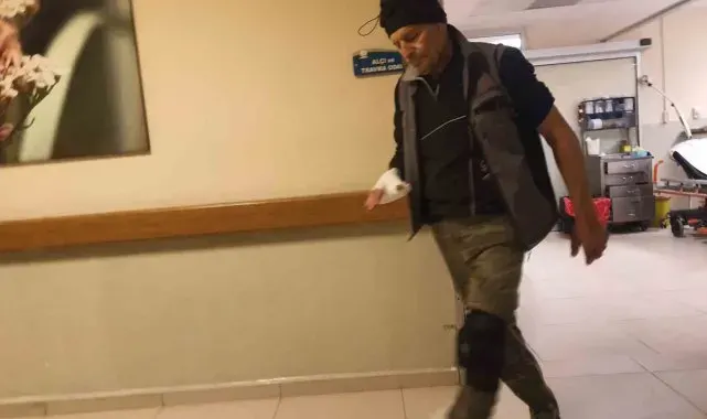 Spiral makinesi ile elini kesti