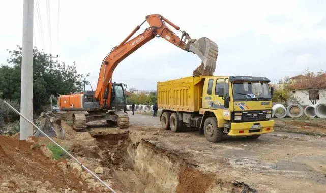 Habibler'in yağmur suyu sorunu çözülüyor