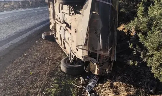 Siverek'te otomobil aniden yola çıkan ata çarptı