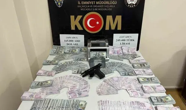 Düzce'de 165 bin dolar, 249 bin 400 TL sahte para ele geçirildi