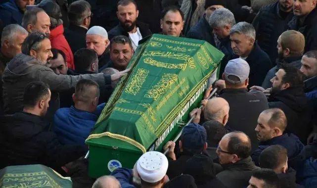 Feci kazada hayatını kaybeden belediye personeli son yolculuğuna uğurlandı