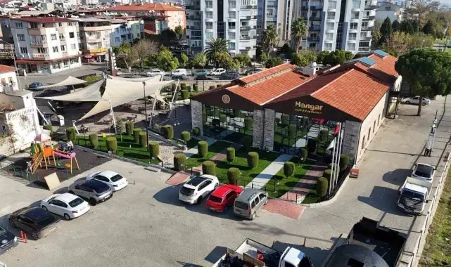 Nazilli Belediyesi Hangar Kafe'yi yeniledi