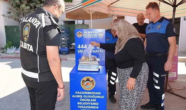 Alanya'da 'güven terazisi' uygulaması başlatıldı