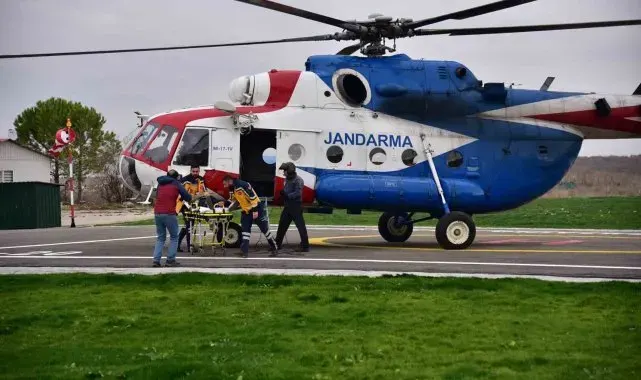 BAÜN hastanesi heliport alanı hizmete girdi