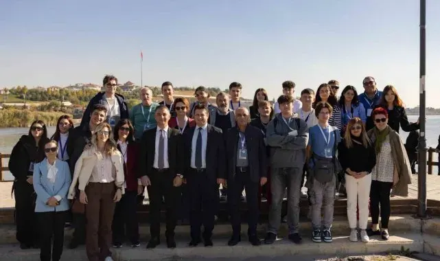 Erasmus projesi ile Ankara'ya gelen öğrenciler Gölbaşı turu yaptı