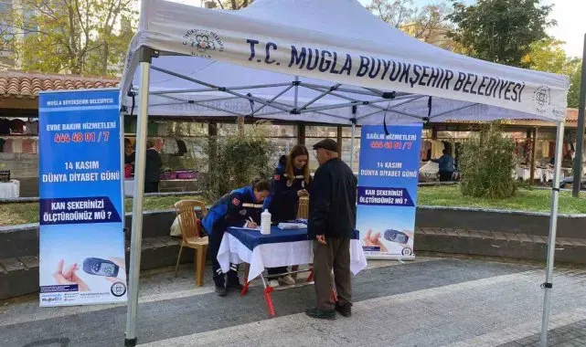 Muğla Büyükşehir 13 İlçede vatandaşların şekerine baktı